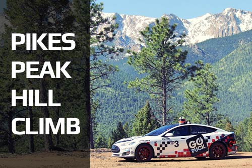 Go Puck Tesla Pikes Peak Car