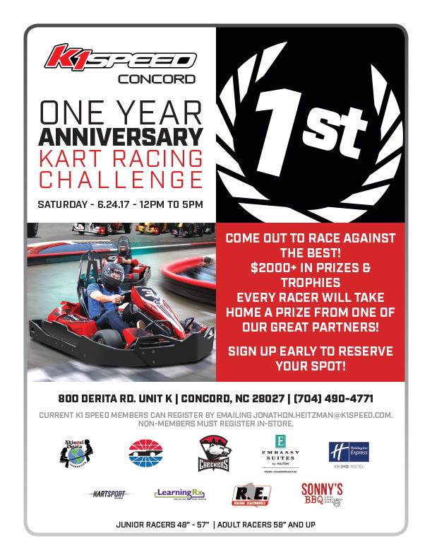 k1 speed concord one year anniversary