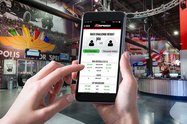 Challenge your friends on the K1 Speed