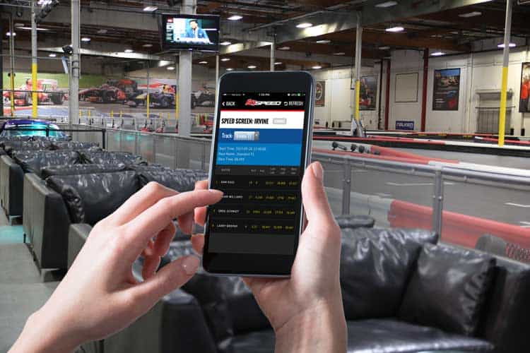 Live Racing on the K1 Speed App