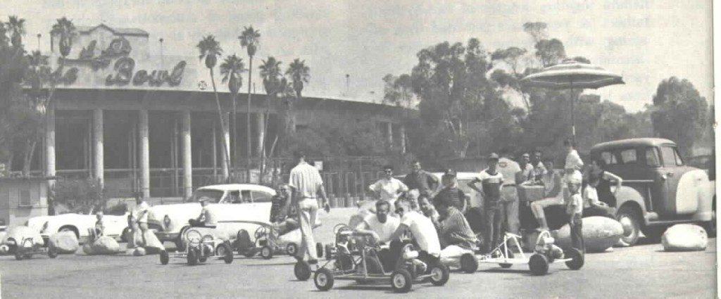 early go karting at the rose bowl in the 1950s