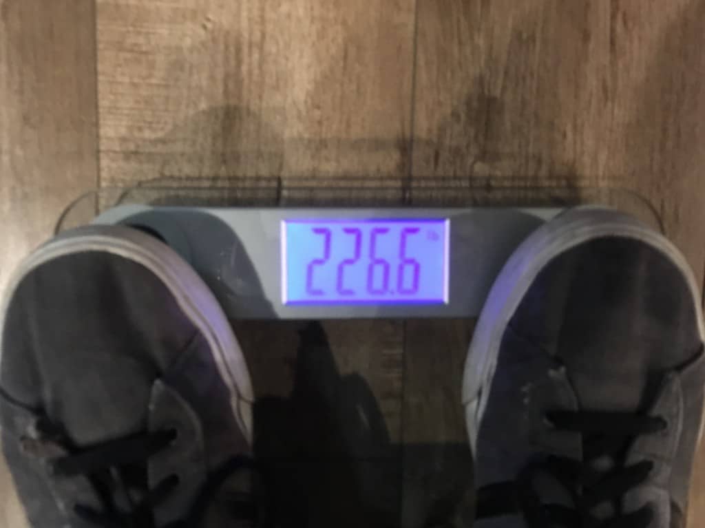 K1 Speed Diet Week 2 Scale