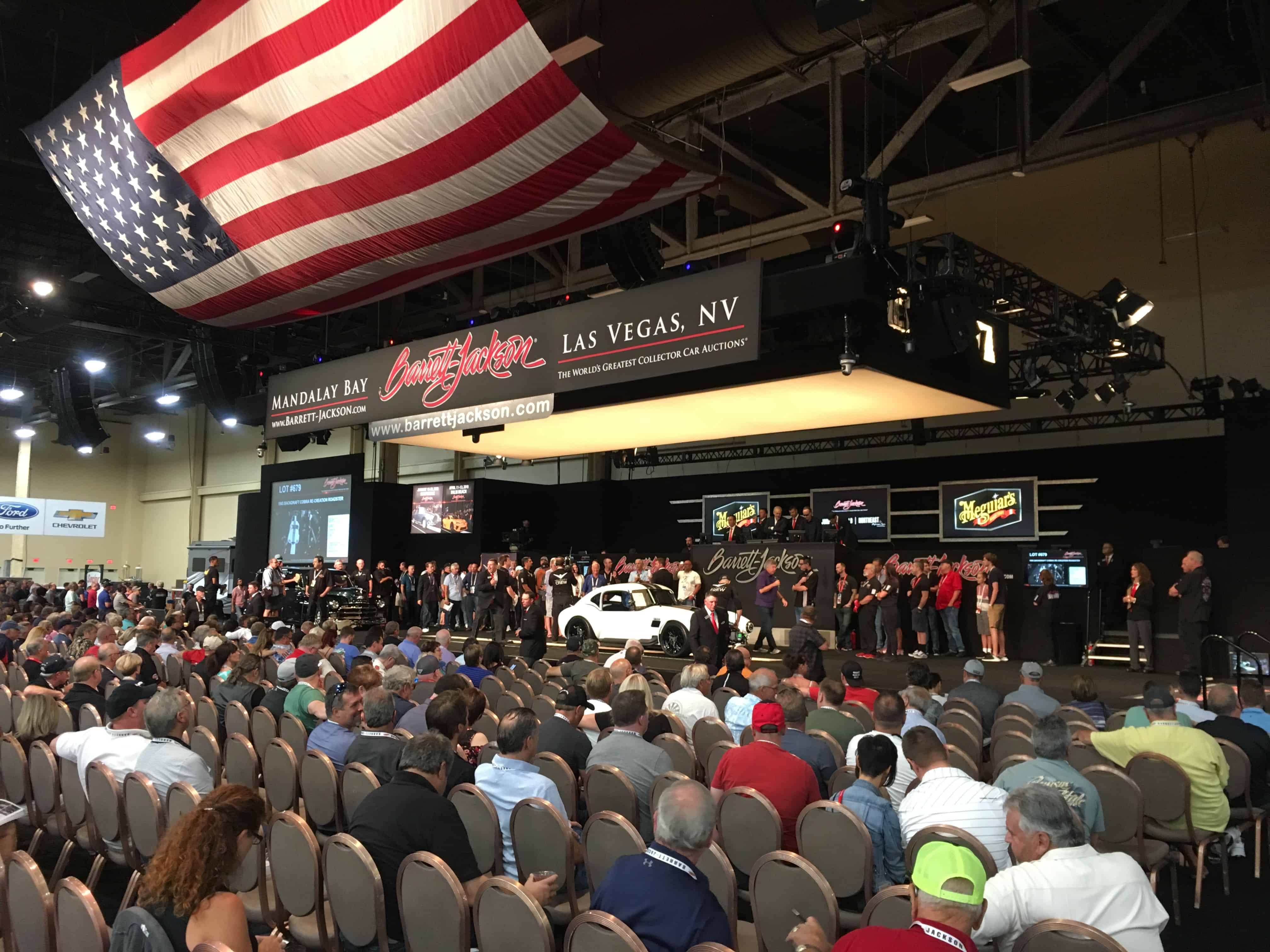Main stage at 2018 B-J Las Vegas auction
