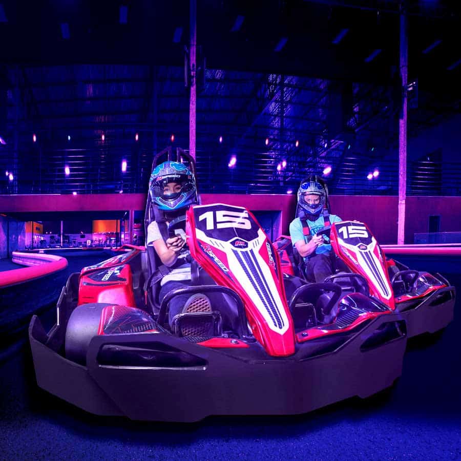 Discover the world with electric go-karts