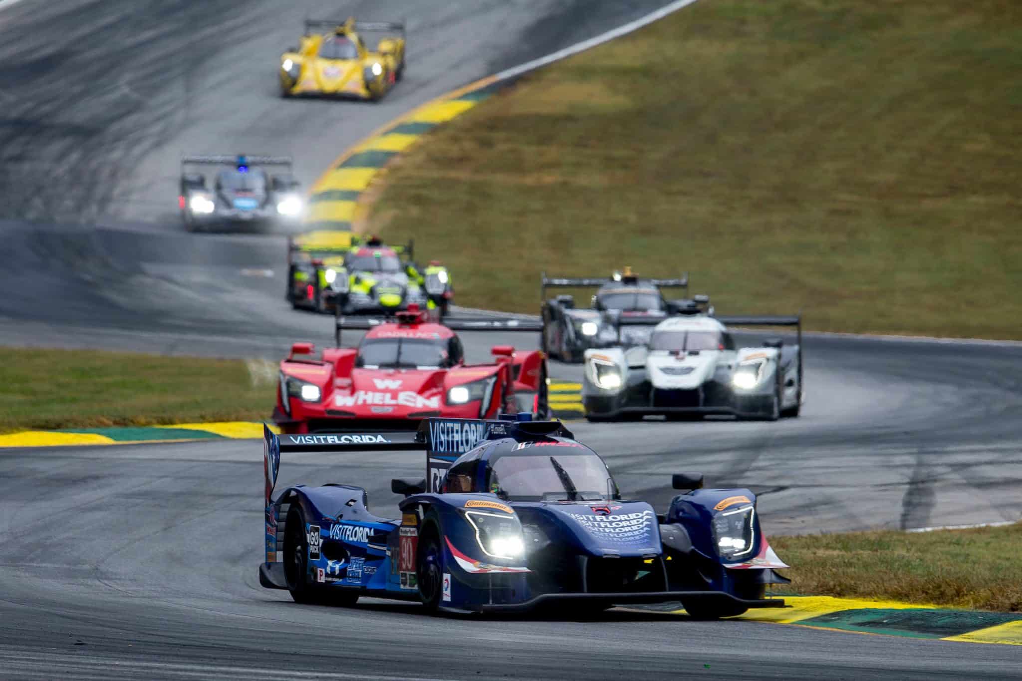 prototypes race through esses at Road Atlanta