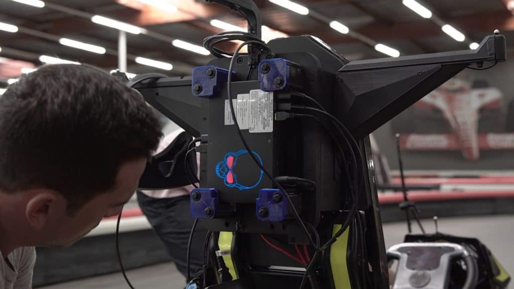 microcontroller on back of k1 speed go kart