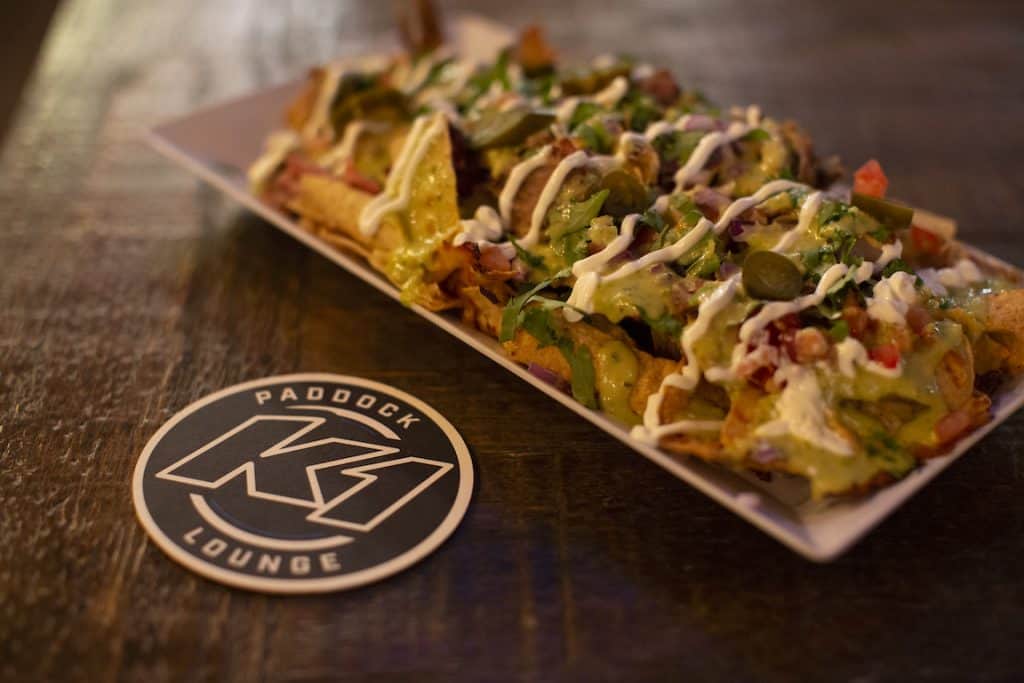 K1 Speed Nachos at the Paddock Lounge
