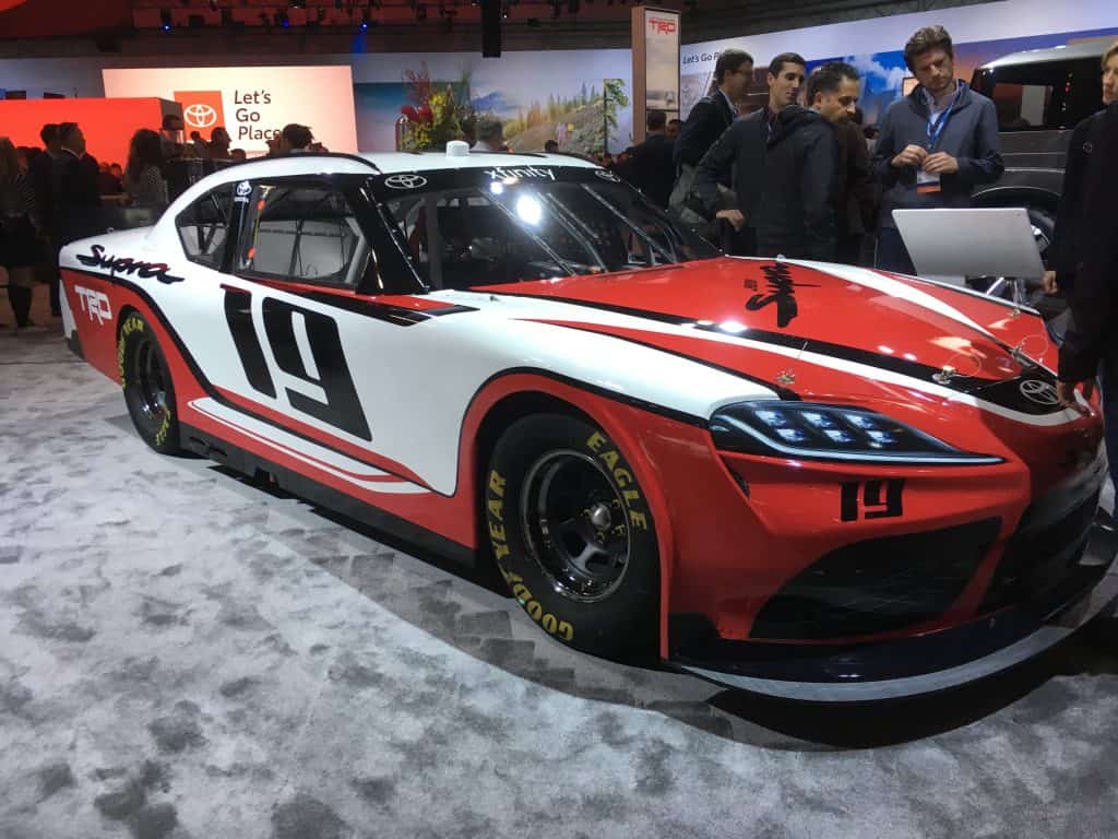 Toyota Supra NASCAR at the LA Auto Show
