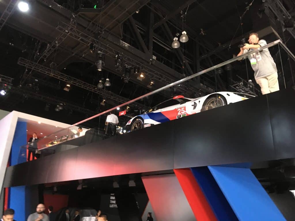 2018 bmw m8 racecar at the la auto show
