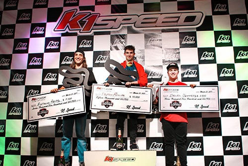 featured image for k1 speed recap with podium shot from world championship