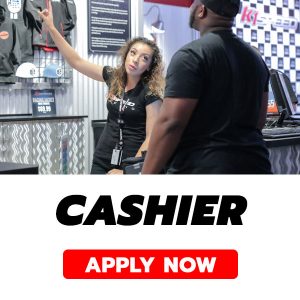 a cashier works at k1 speed