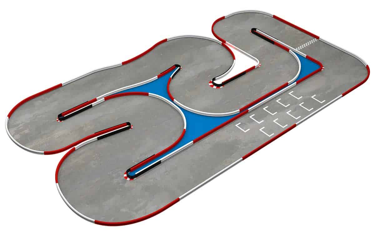 K1 Speed Bend track layout