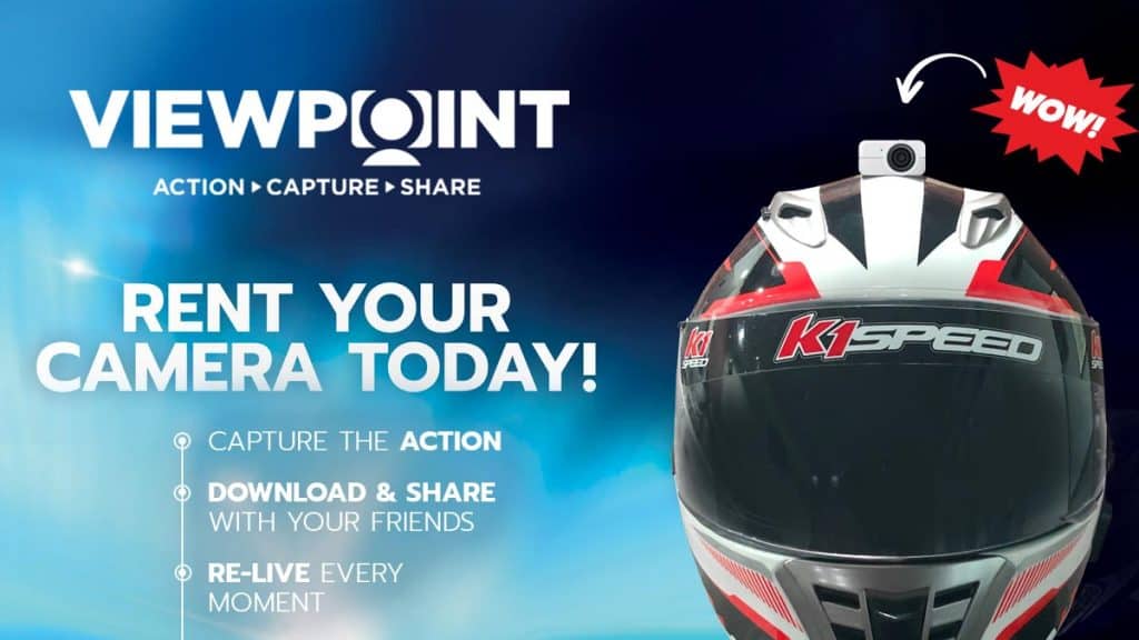 Record Your Races Rent a Viewpoint Camera! K1 Speed K1 Speed