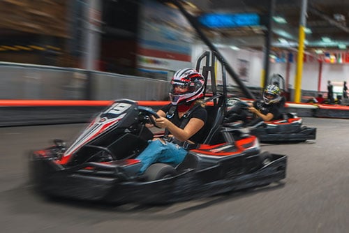 Discover the world with electric go-karts