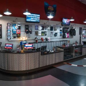 the front counter of k1 speed arlington