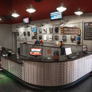 the front counter of k1 speed austin