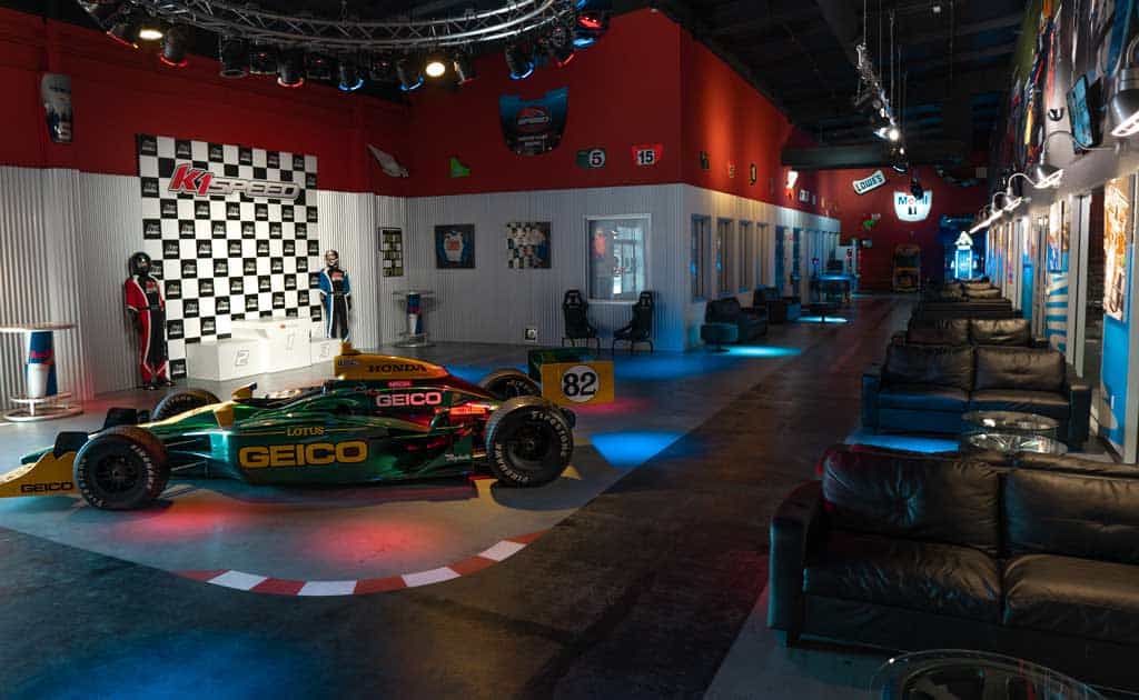 the lobby at K1 Speed Dublin