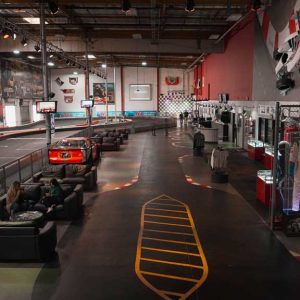 the lobby at k1 speed irvine