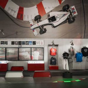 the retail area of k1 speed irvine