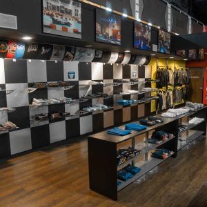 the retail shop inside K1 Speed Sacramento