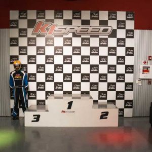 the podium at k1 speed san antonio