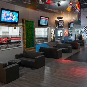 The lounge at k1 speed santa clara