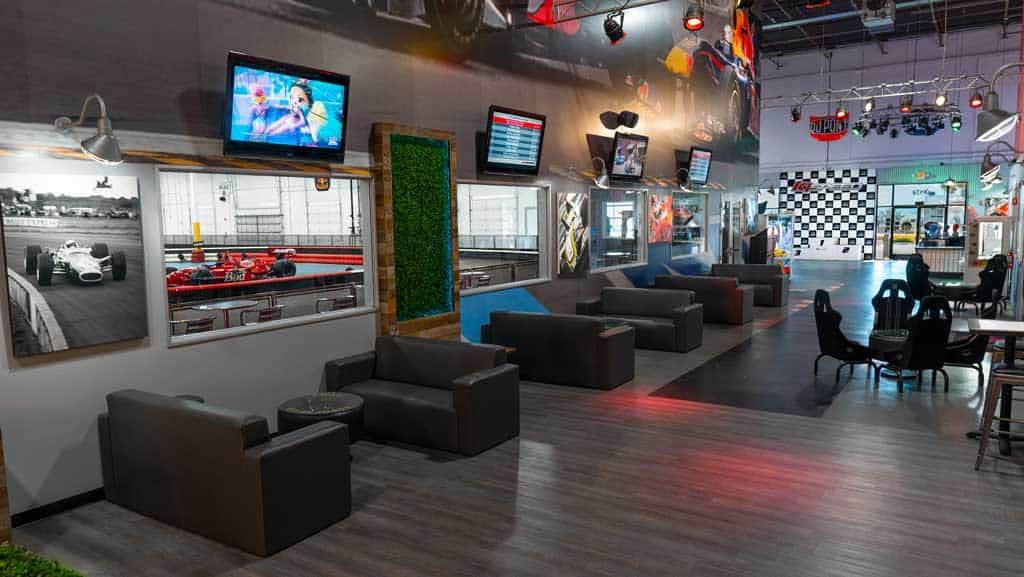 The lounge at k1 speed santa clara