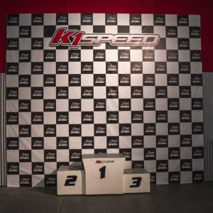 the podium at k1 speed carlsbad