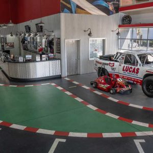 the lobby at k1 speed ontario