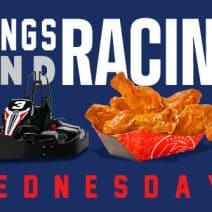 Wings & Racing Wednesday Promo