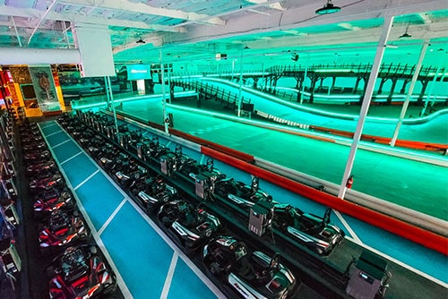 interior shot of k1 speed fairfield