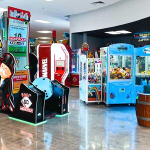 the arcade inside k1 speed clovis with video games and prize machines
