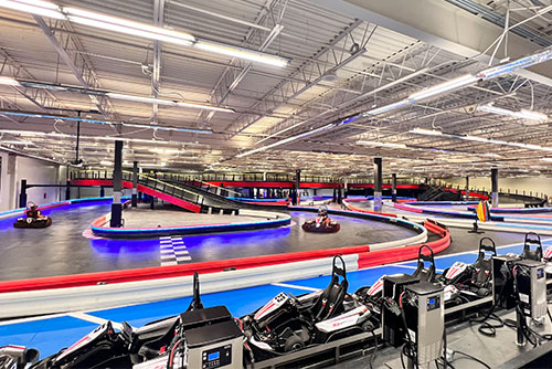 the interior of k1 speed daytona beach