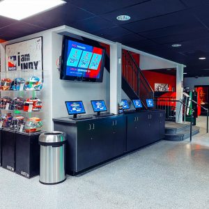 the registration counter at k1 speed las vegas