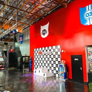 the podium at k1 speed las vegas