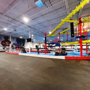 The indoor track at K1 Speed Caguas