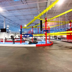 Another shot of the indoor track inside K1 Speed Caguas