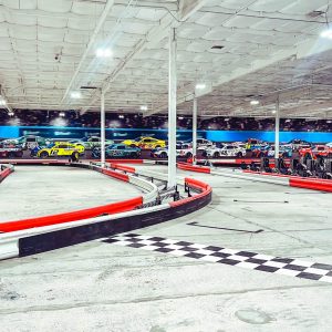 a section of indoor track at k1 speed phoenix