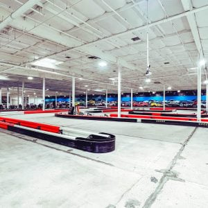 a section of indoor track at k1 speed phoenix