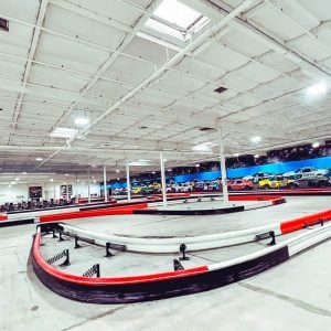 a section of indoor track at k1 speed phoenix