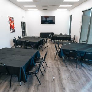 a meeting room inside k1 speed chula vista