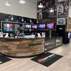 the lobby front desk inside k1 speed myrtle beach