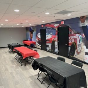 a meeting room inside k1 speed myrtle beach