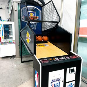 basketball hoop in the k1speed chula vista arcade