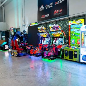 a wide angle shot of the arcade inside chula vista