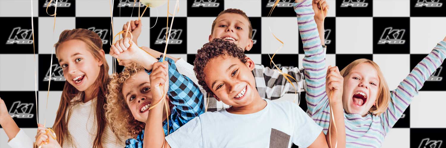 Visuel fête d’anniversaire enfant – K1 Speed