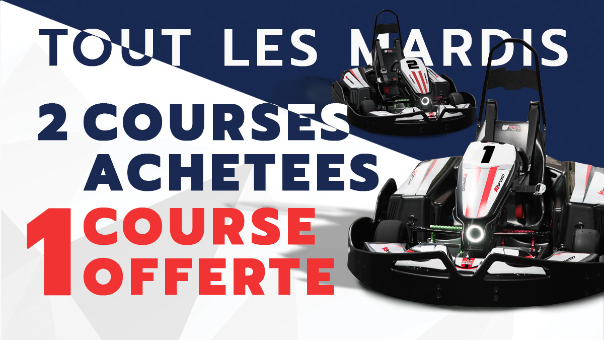 2 courses achetees = 1 course offerte