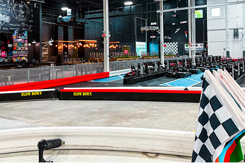 interior of k1 speed the woodlands