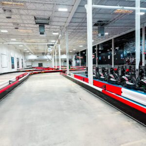the main straight of k1 speed the woodlands