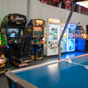 The arcade at K1 Speed Austin